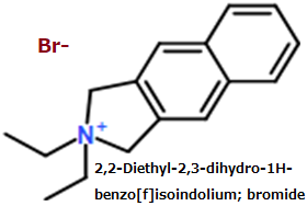 CAS#2,2-Diethyl-2,3-dihydro-1H-benzo[f]isoindolium; bromide